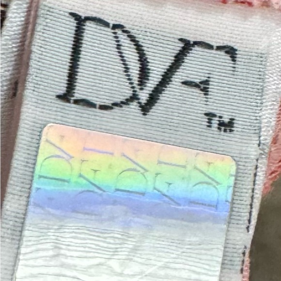 COPY - Diane Von Furstenberg Wrap Silk Dress size 14 Red/white/pink (Gen bx) - Picture 9 of 9